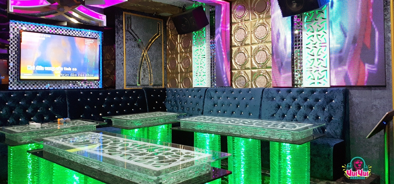 Hình thi công phòng karaoke hiện đại - Karaoke Vui Vui 11