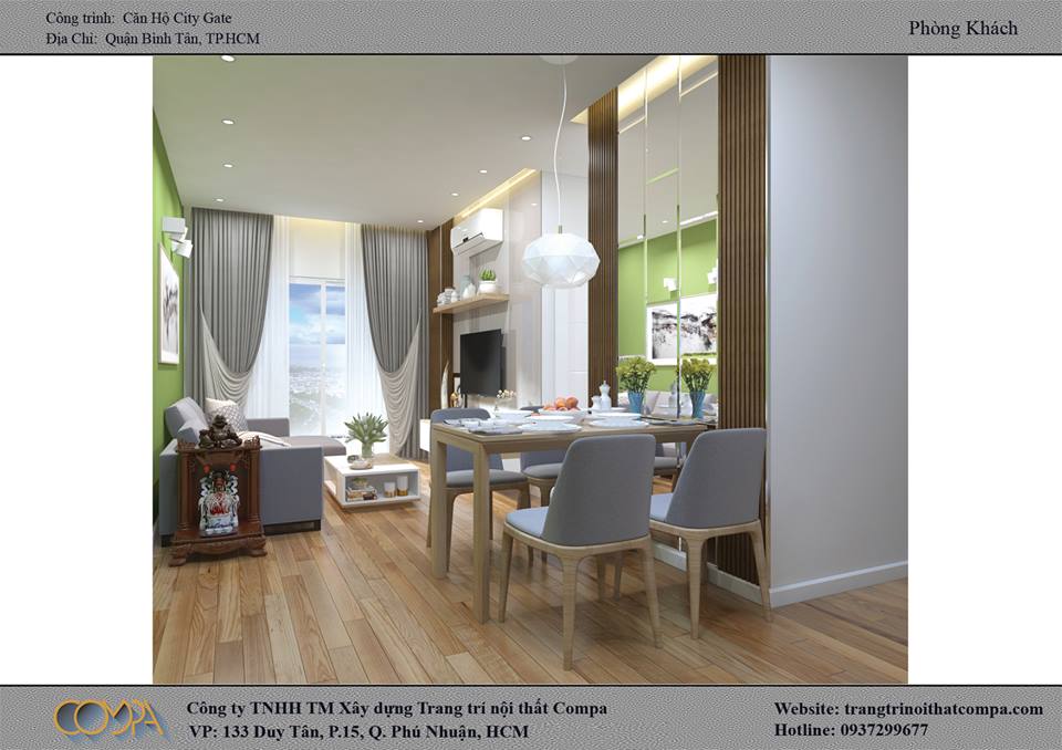 Công trình thi công thực tế căn hộ City Gate A1 1 Công trình thi công thực tế căn hộ City Gate A1 1