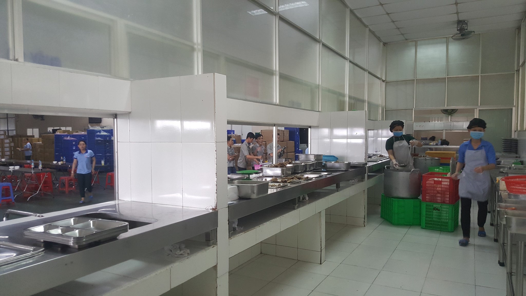 Hình thiết kế nội thất căn tin công ty bút bi Thiên Long 6 Hình thiết kế nội thất căn tin công ty bút bi Thiên Long 6