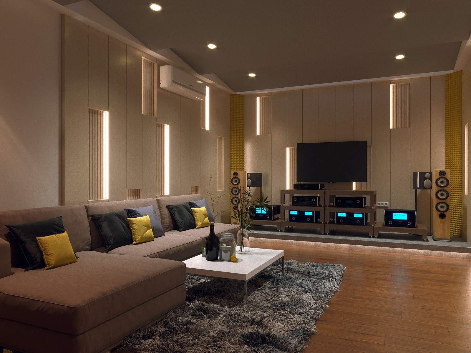 Hình thiết kế nội thất nhà phố hiện đại 4 Hình thiết kế nội thất nhà phố hiện đại 4