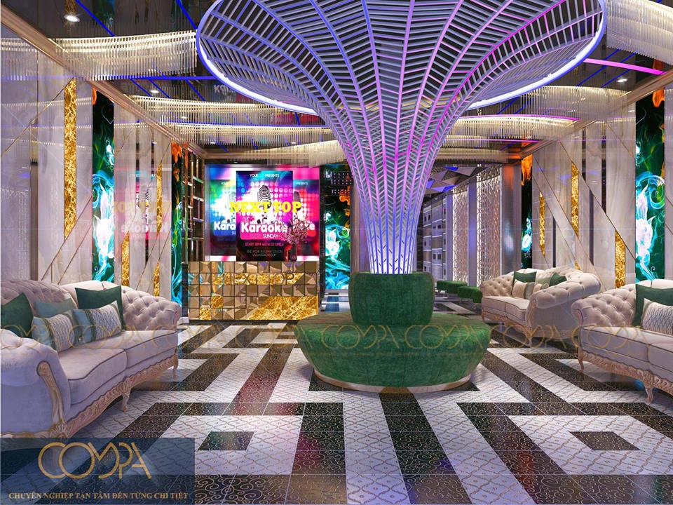 Hình thiết kế sảnh đón khách karaoke 1 Hình thiết kế sảnh đón khách karaoke 1