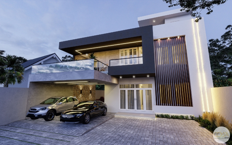 Mặt tiền biệt thự