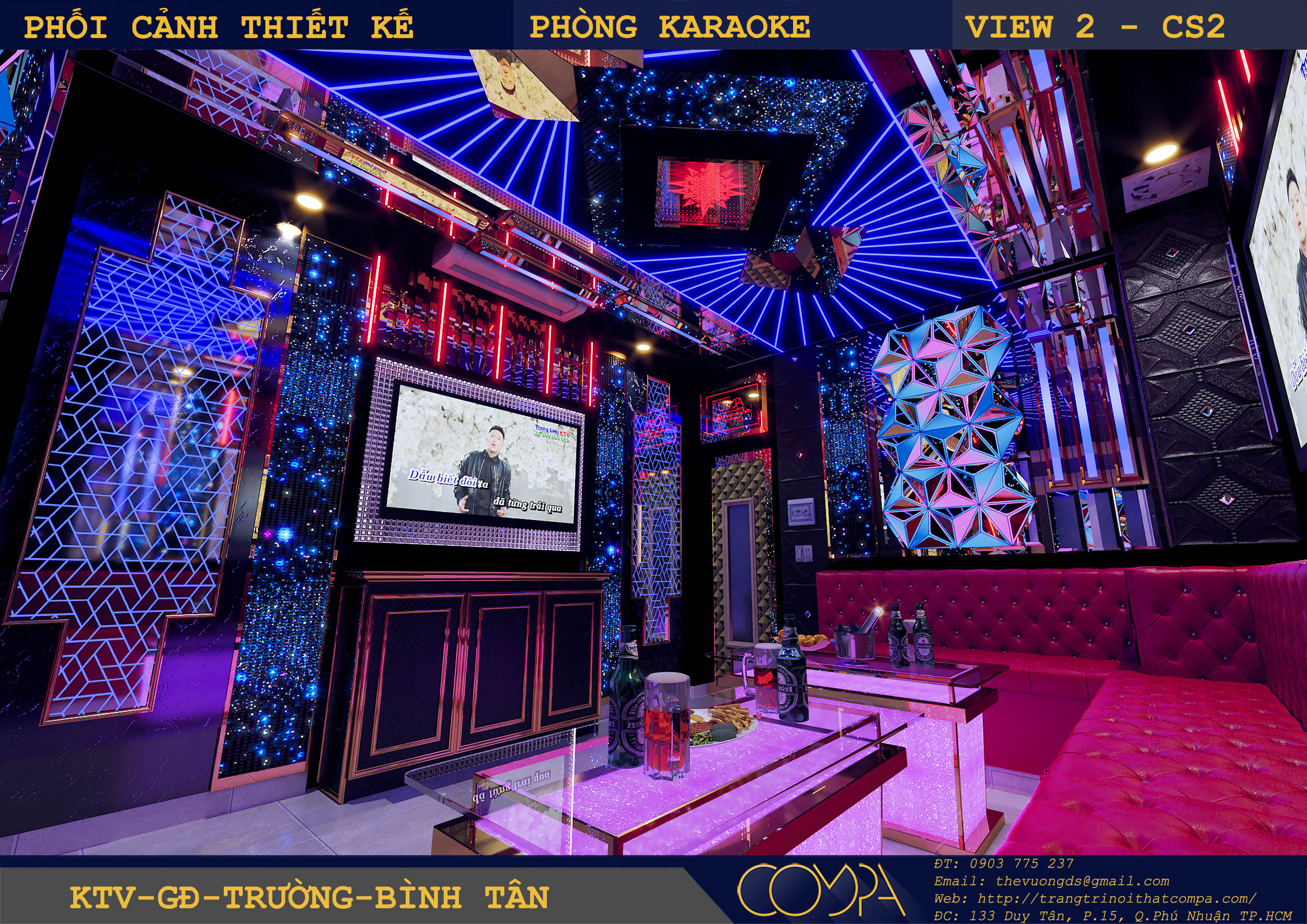 Mẫu thiết kế phòng karaoke gia đình Mẫu thiết kế phòng karaoke gia đình