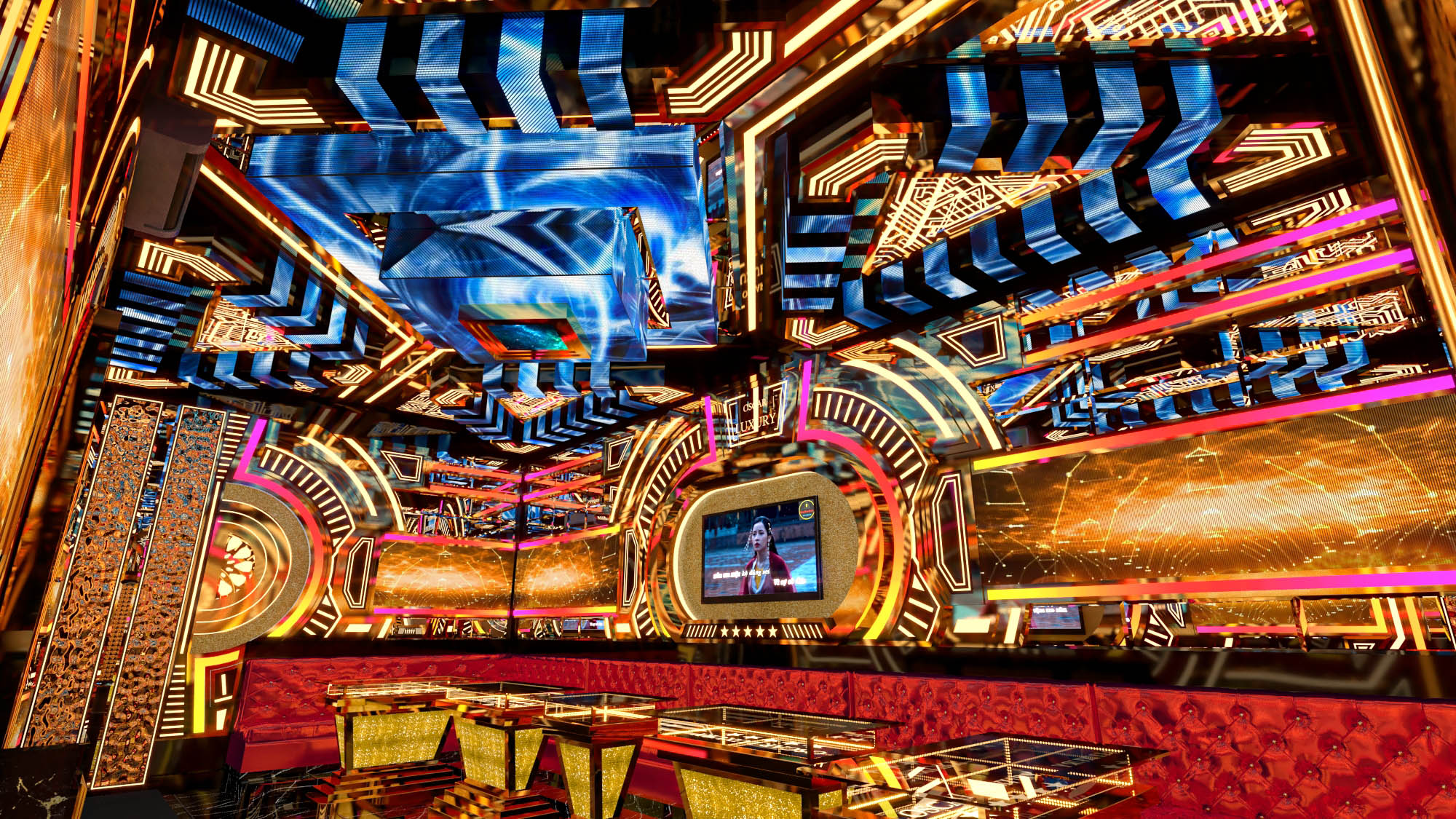 Hình thiết kế phòng karaoke chuyên nghiệp 3 Hình thiết kế phòng karaoke chuyên nghiệp 3