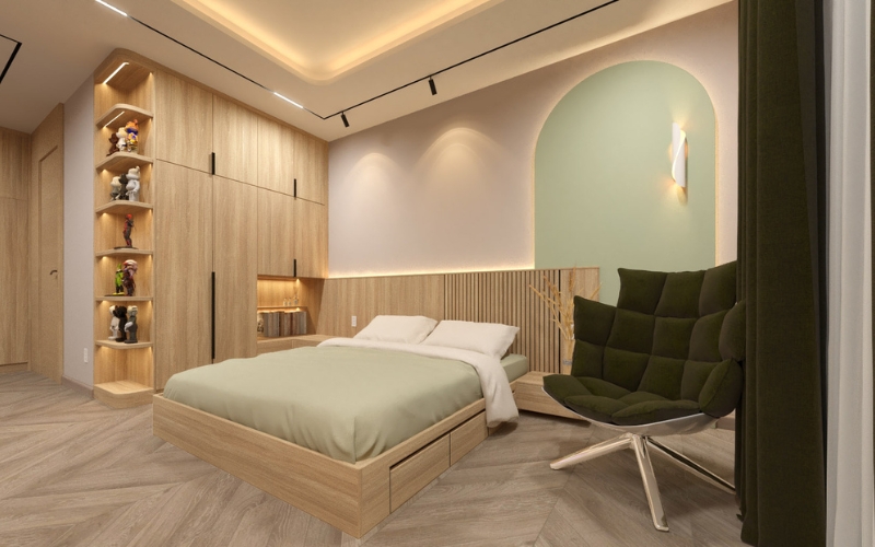 Mẫu thiết kế nội thất phòng ngủ master Mẫu thiết kế nội thất phòng ngủ master