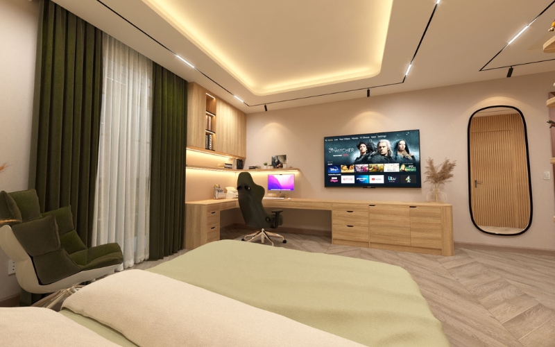 Mẫu thiết kế nội thất phòng ngủ master Mẫu thiết kế nội thất phòng ngủ master