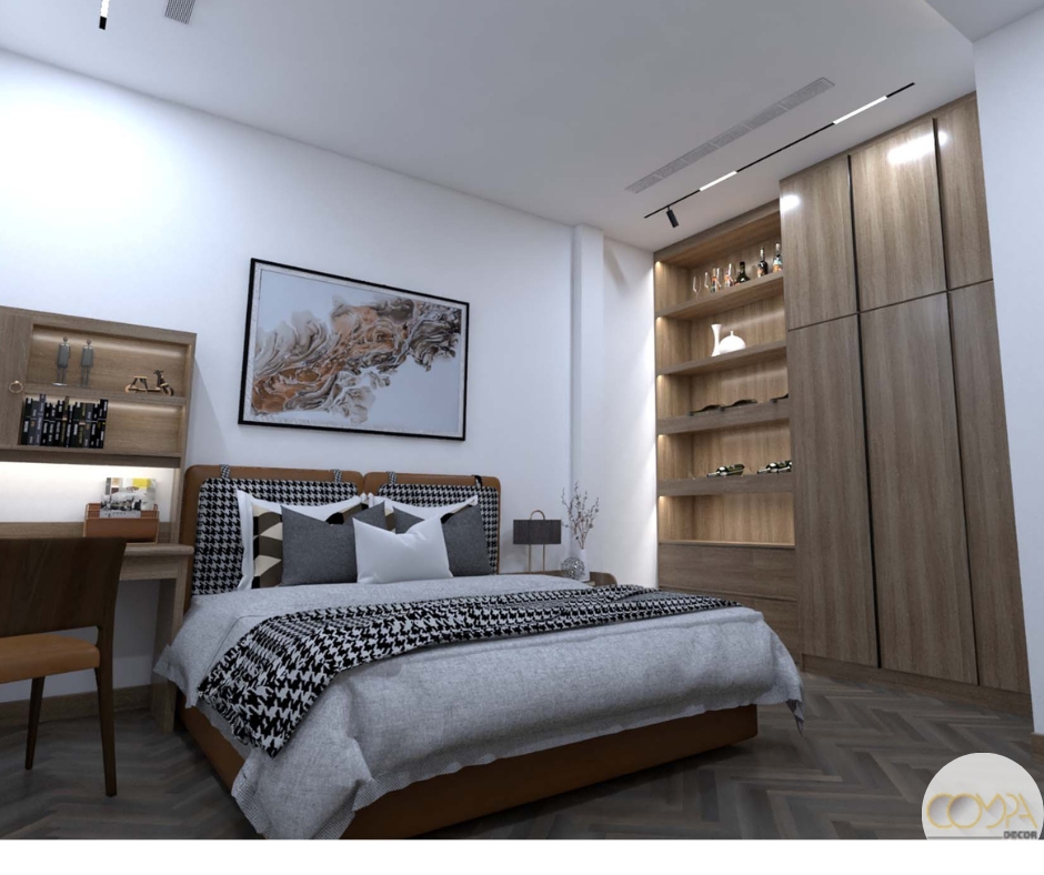 Mẫu thiết kế nội thất biệt thự phong cách hiện đại