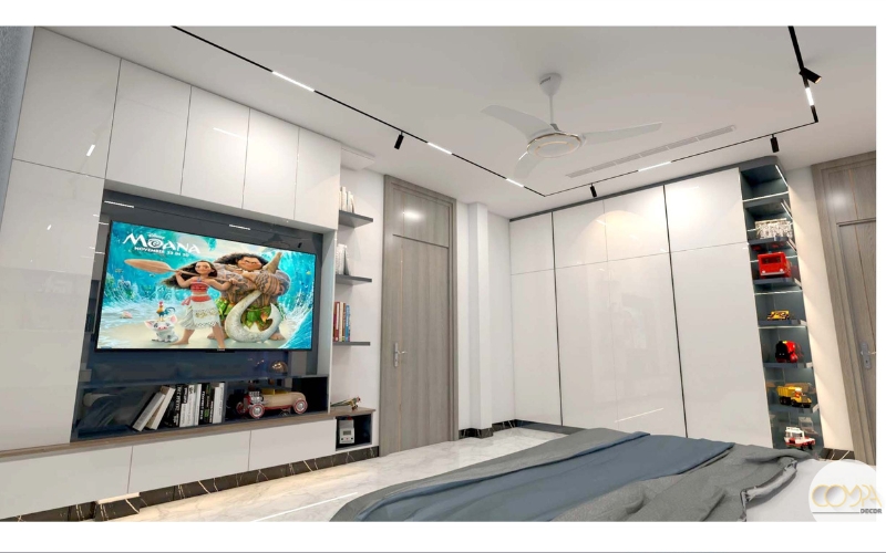 Mẫu thiết kế nội thất biệt thự phong cách hiện đại