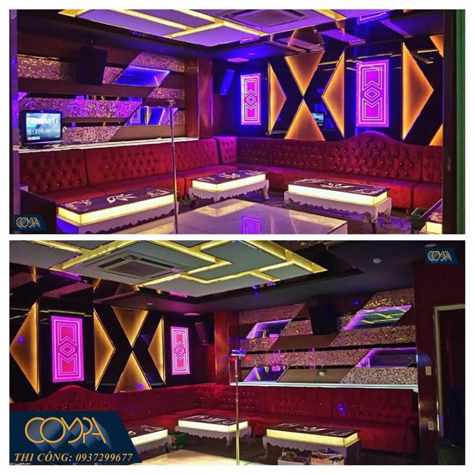 Hình ảnh thi công phòng karaoke gia đình nổi bật Hình ảnh thi công phòng karaoke gia đình nổi bật