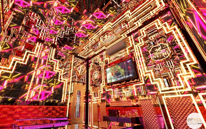 Hình ảnh thi công thực tế phòng Karaoke