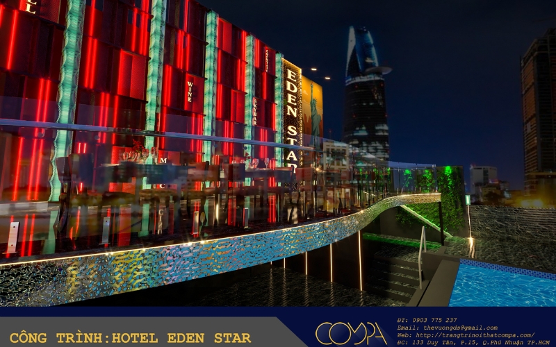 Hình ảnh thi công thực tế khách sạn Eden Star