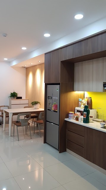 Hình thi công nội thất căn hộ chung cư hiện đại Oriental Plaza 2 Hình thi công nội thất căn hộ chung cư hiện đại Oriental Plaza 1