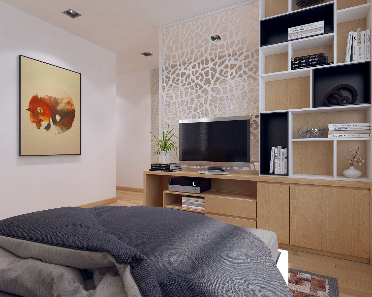 Hình thiết kế nhà phố đẹp, hiện đại 1