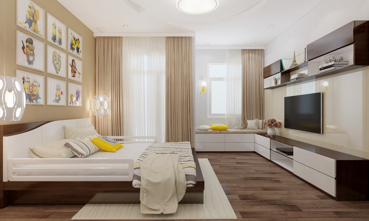 Hình thiết kế nhà phố hiện đại anh Hảo 11