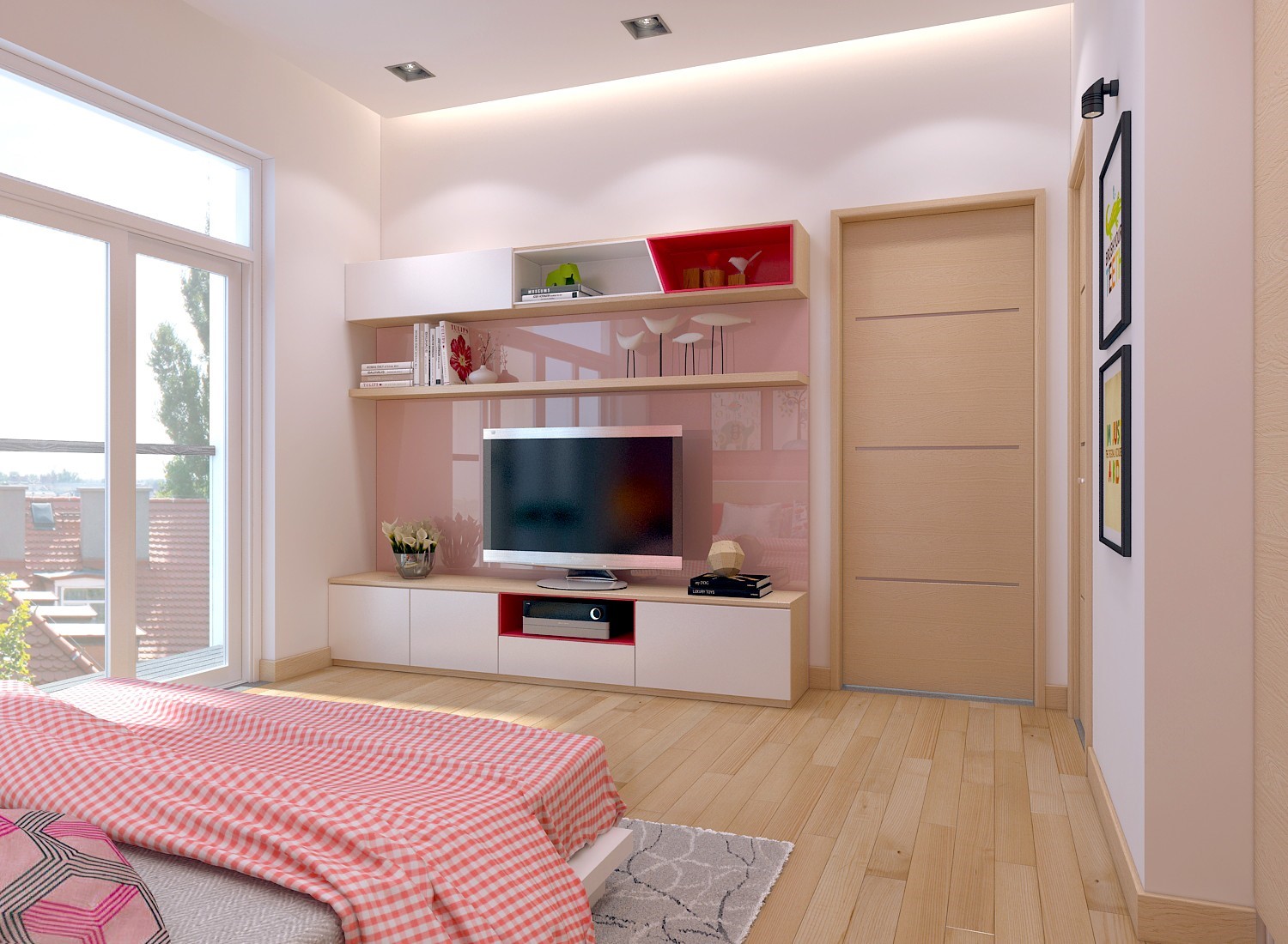 Hình thiết kế nhà phố hiện đại anh Hảo 3