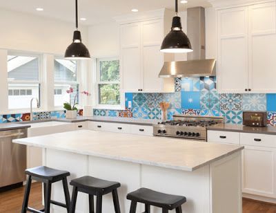 Hình thiết kế phòng bếp phá cách 10