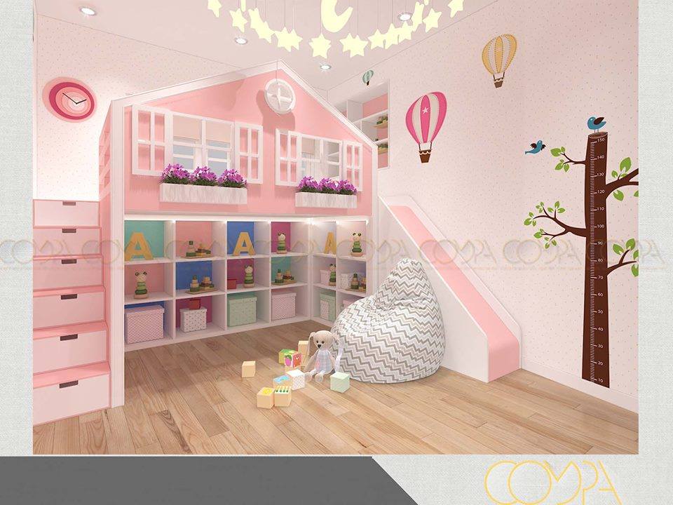 Hình thiết kế phòng cho bé gái 12 Hình thiết kế phòng cho bé gái 12