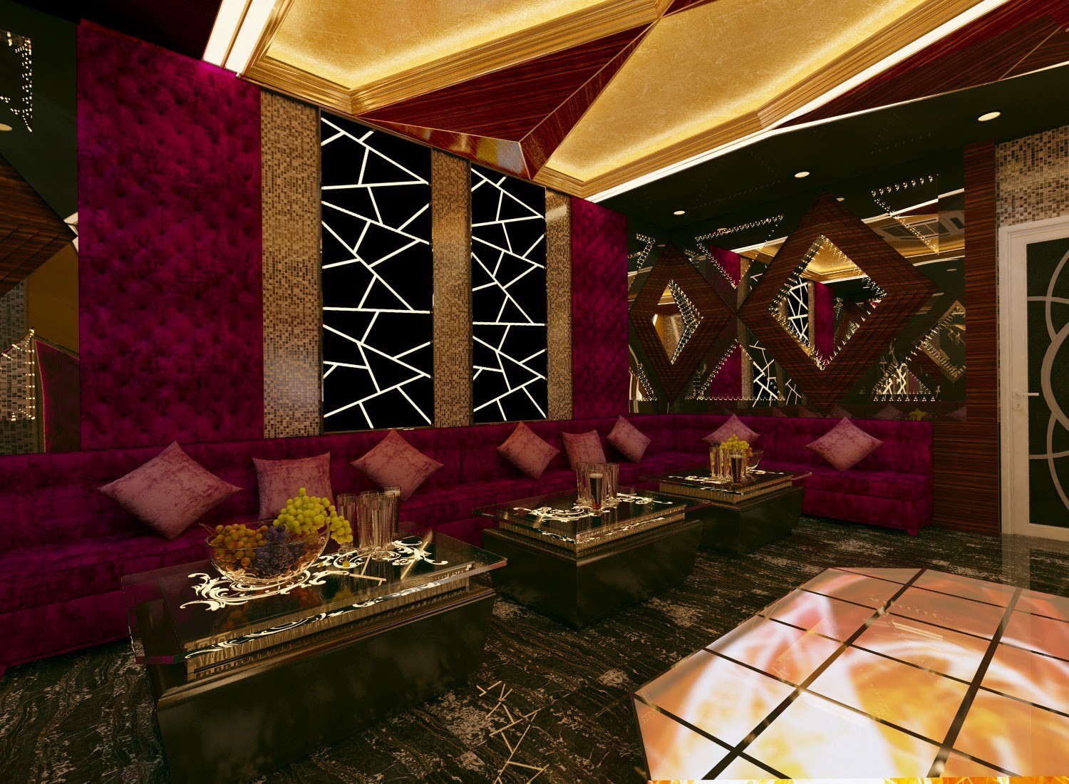 Hình thiết kế phòng karaoke gia đình 2