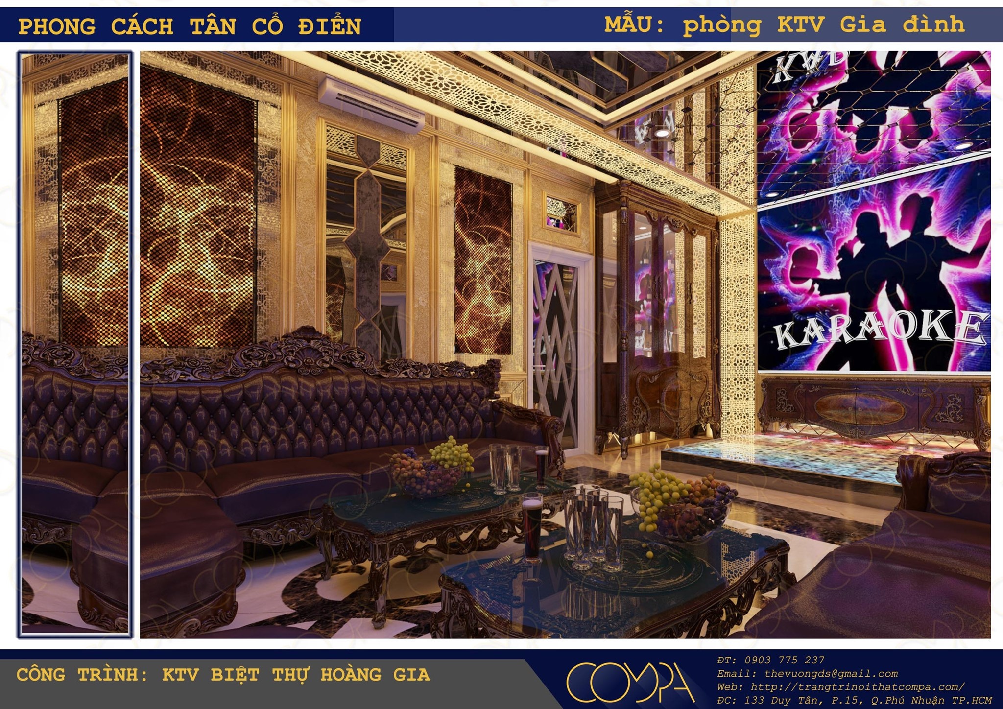 Hình thiết kế phòng karaoke gia đình 3 Hình thiết kế phòng karaoke gia đình 3