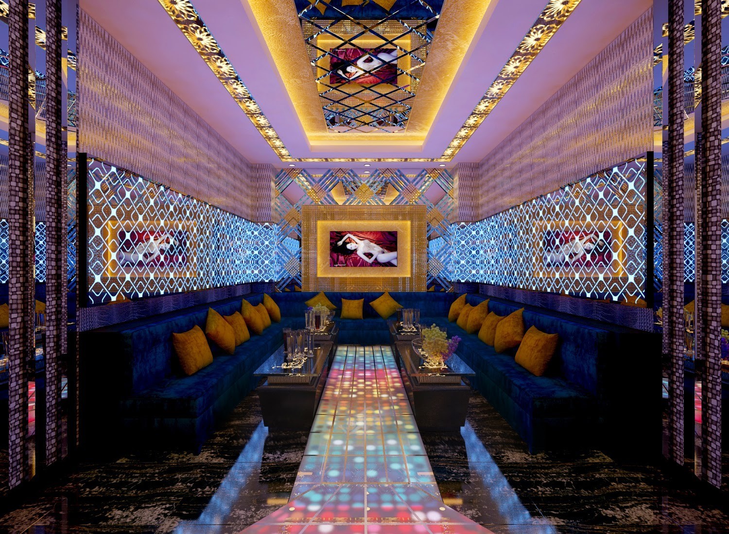 Hình thiết kế phòng karaoke gia đình 6