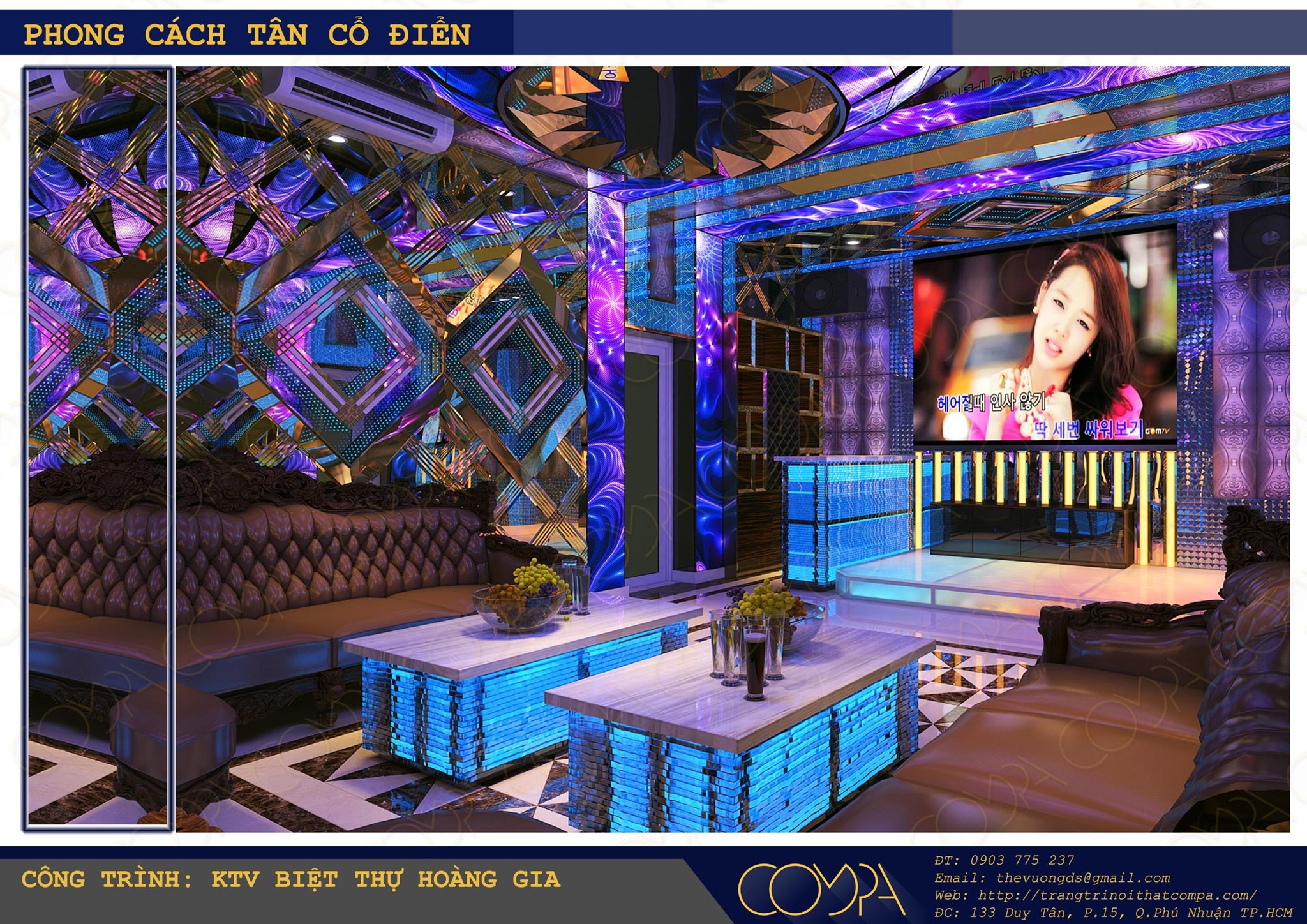 Hình thiết kế phòng karaoke gia đình 8 Hình thiết kế phòng karaoke gia đình 8