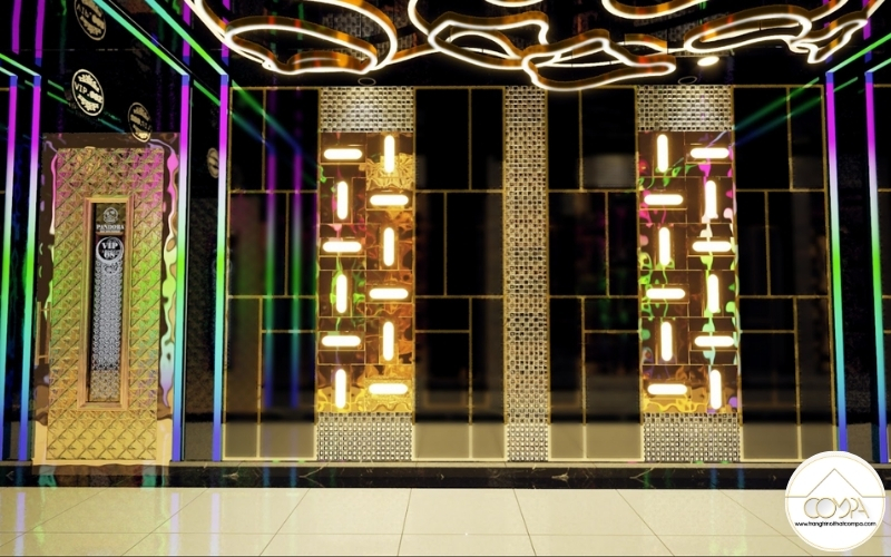 Mẫu thiết kế hộp đèn mica trang trí nội thất karaoke Mẫu thiết kế hộp đèn mica trang trí nội thất karaoke