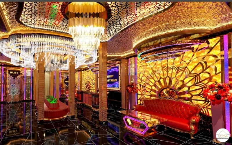 Mẫu đèn chùm trang trí karaoke Mẫu đèn chùm trang trí karaoke