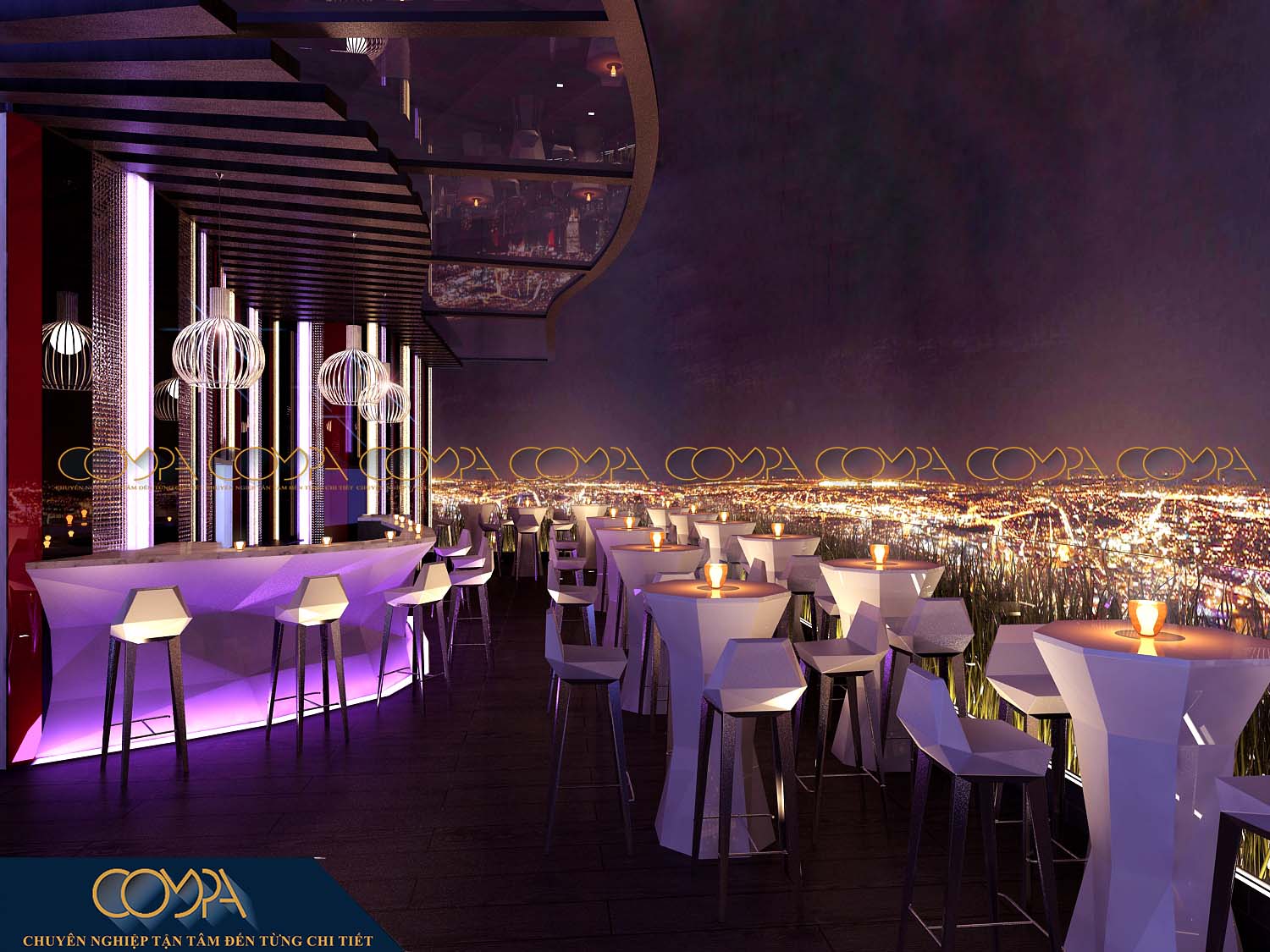 mẫu hình thiết kế quán cafe sân thượng theo phong cách hiện đại với không gian rộng mẫu hình thiết kế quán cafe sân thượng theo phong cách hiện đại với không gian rộng