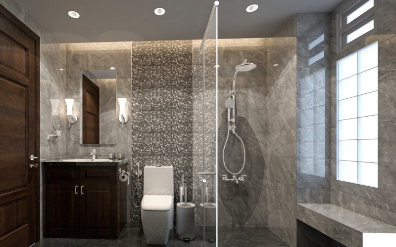 Mẫu phòng tắm hiện đại 2023