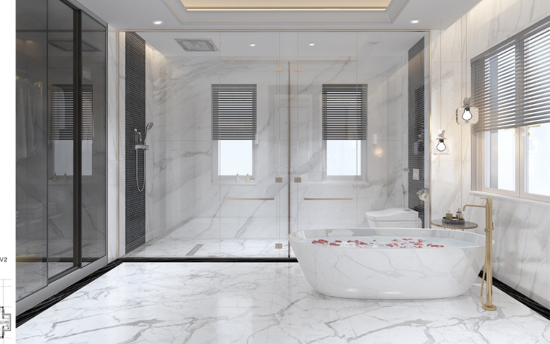 Mẫu phòng tắm hiện đại 2023