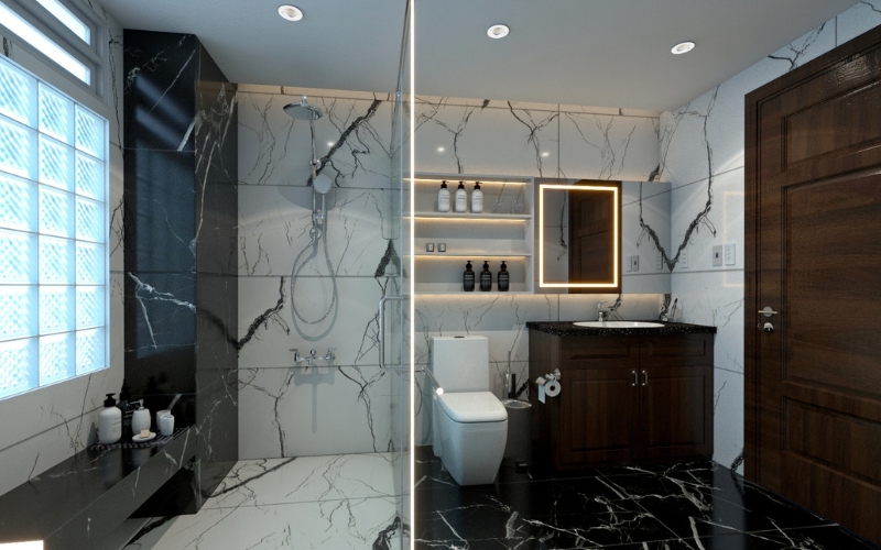 Mẫu phòng tắm hiện đại 2023