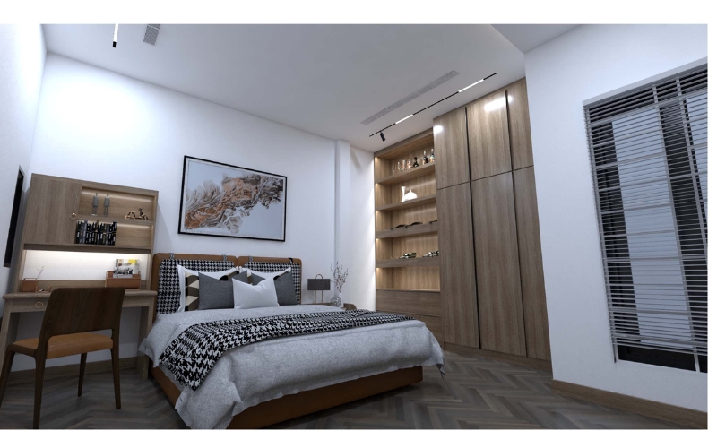 Mẫu thiết kế nội thất phòng ngủ hiện đại Mẫu thiết kế nội thất phòng ngủ hiện đại