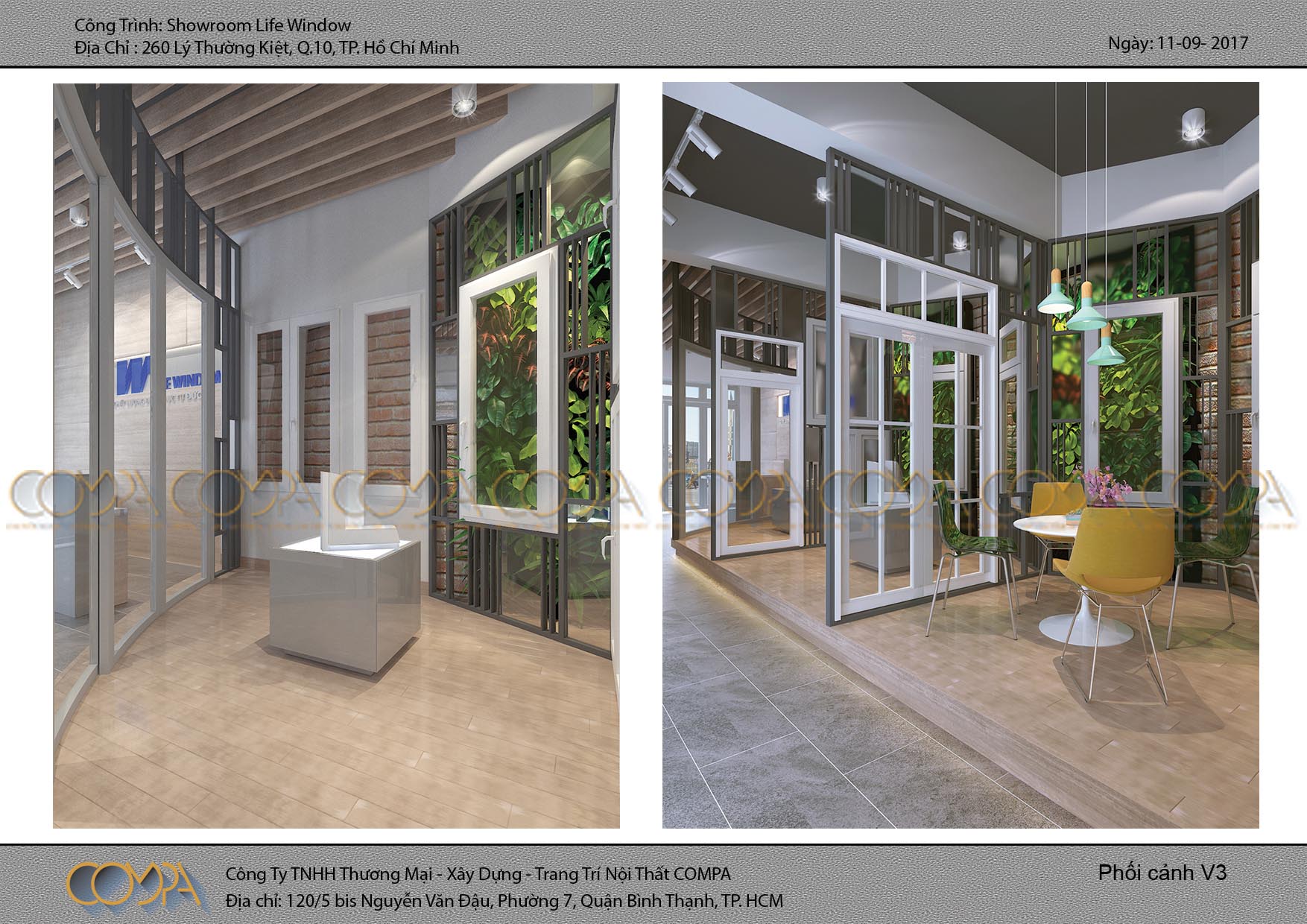 Thiết kế nội thất showroom lifewindow khu trưng bày Thiết kế nội thất showroom lifewindow khu trưng bày