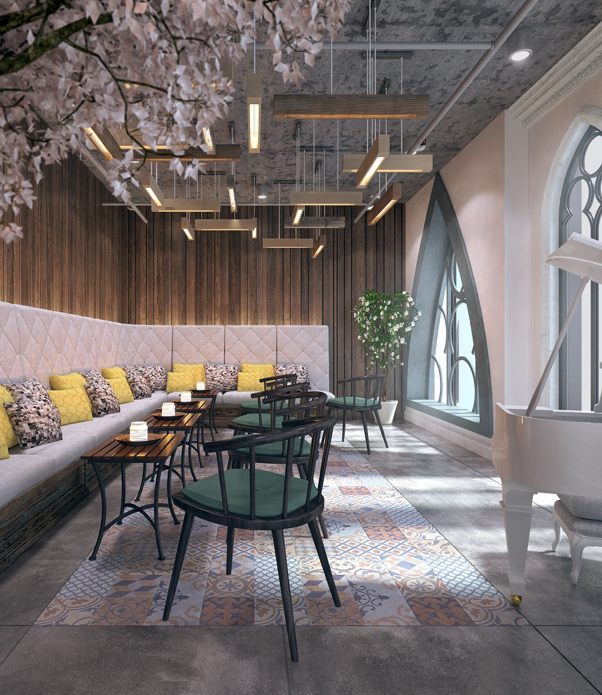 Thiết kế quán cafe Thiết kế quán cafe