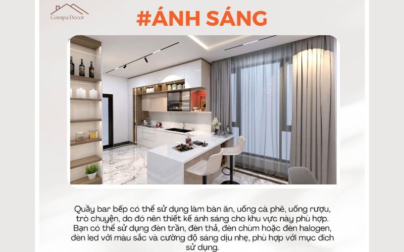 Những điều cần lưu ý khi thiết kế quày bar bếp Những điều cần lưu ý khi thiết kế quày bar bếp
