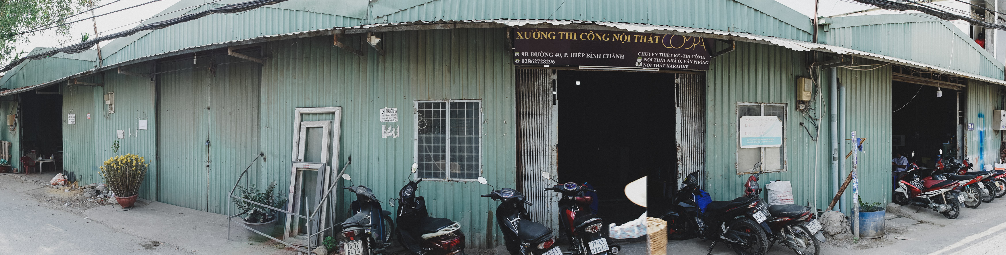 Quy mô xưởng Compa chuyên thi công nội thất ván An Cường Quy mô xưởng Compa chuyên thi công nội thất ván An Cường