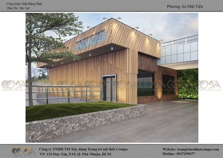 Thiết kế nội thất nhà hàng phong cách Nhật