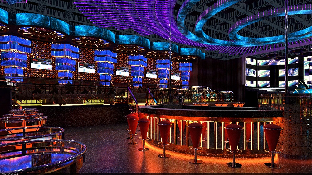 Hình ảnh thiết kế thi công Vũ Trường New Phương Đông