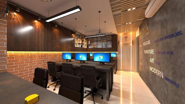 Thiết kế 3D khu nhân viên