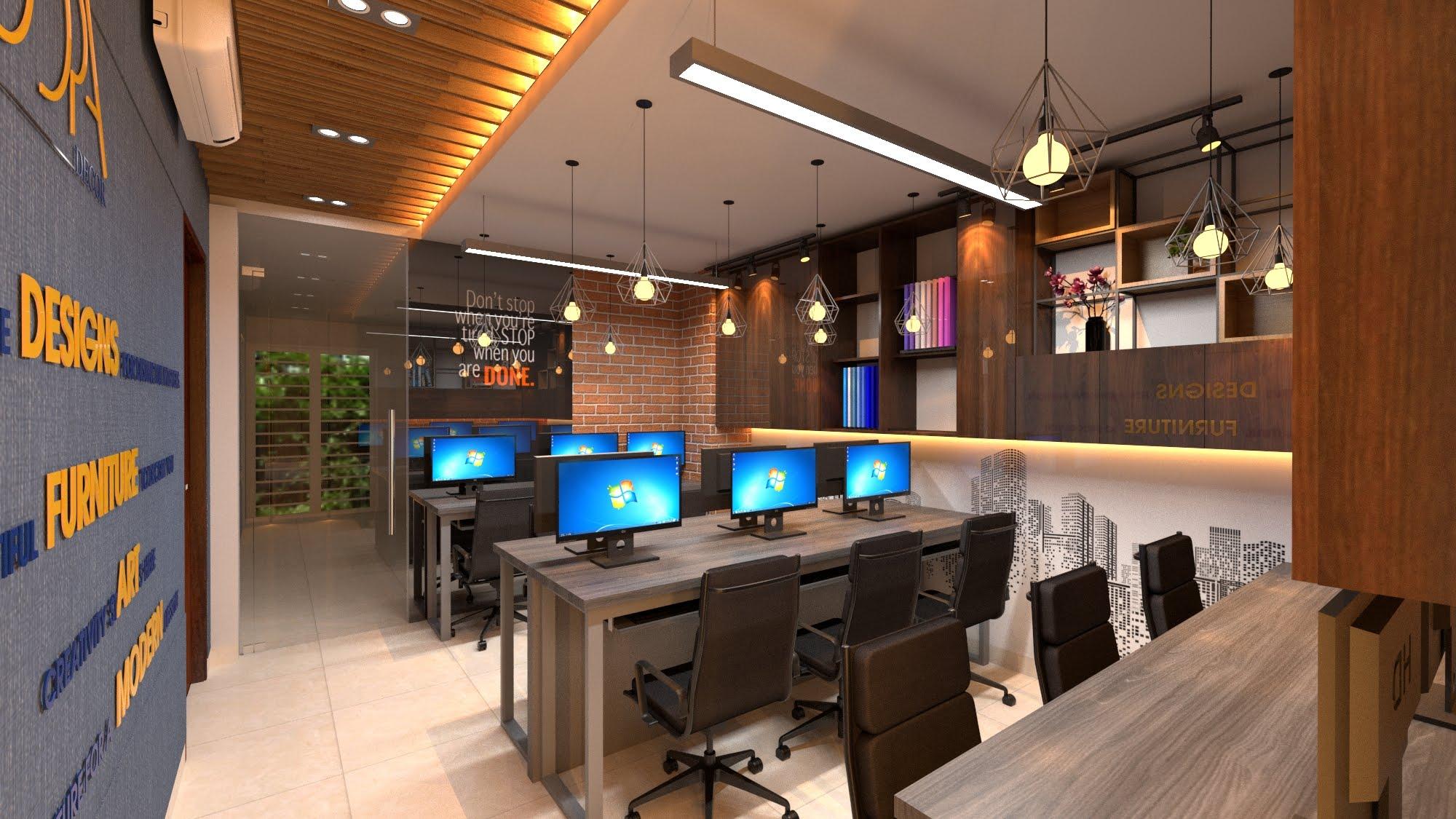 Thi công văn phòng