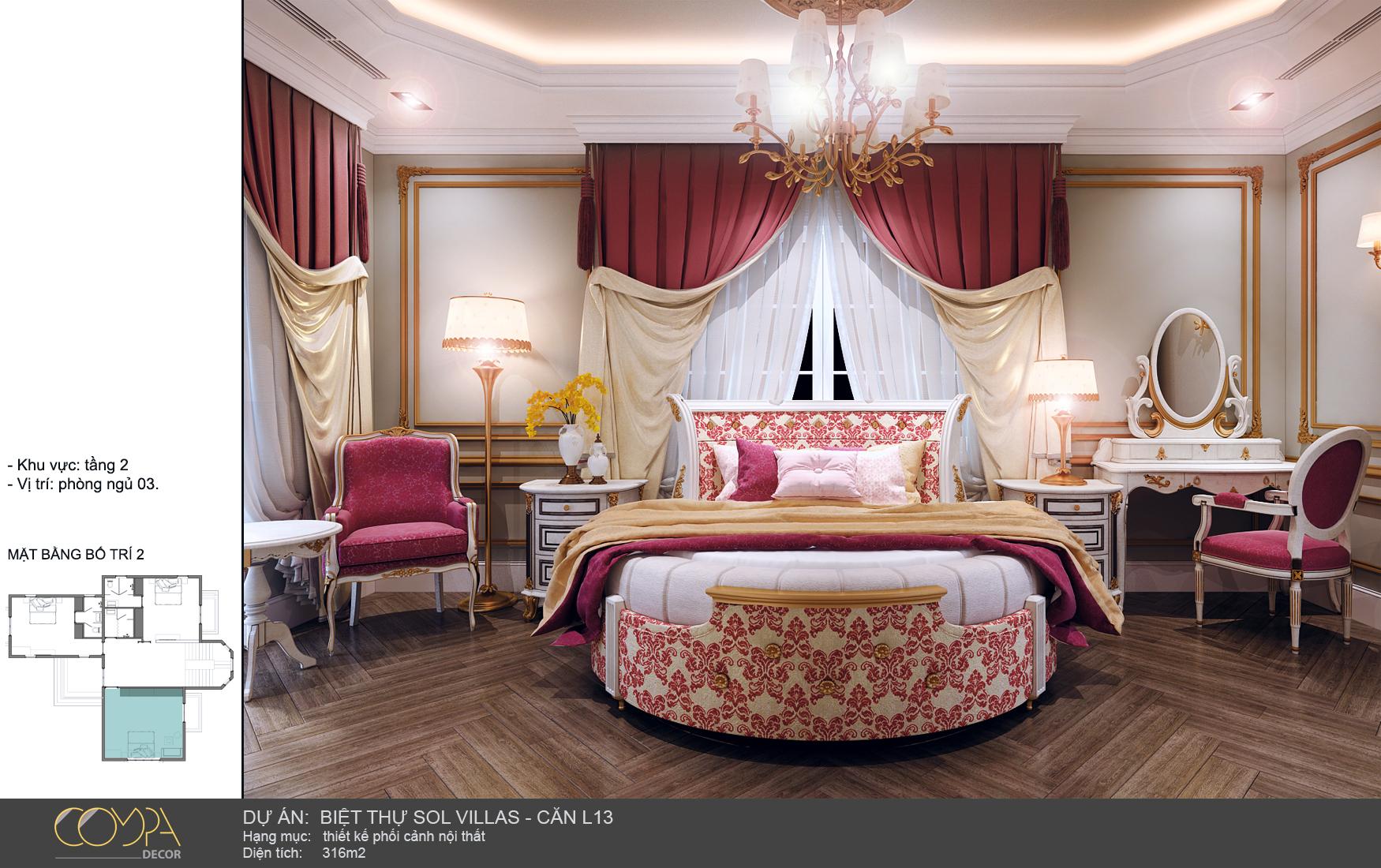 Phòng ngủ quý tộc