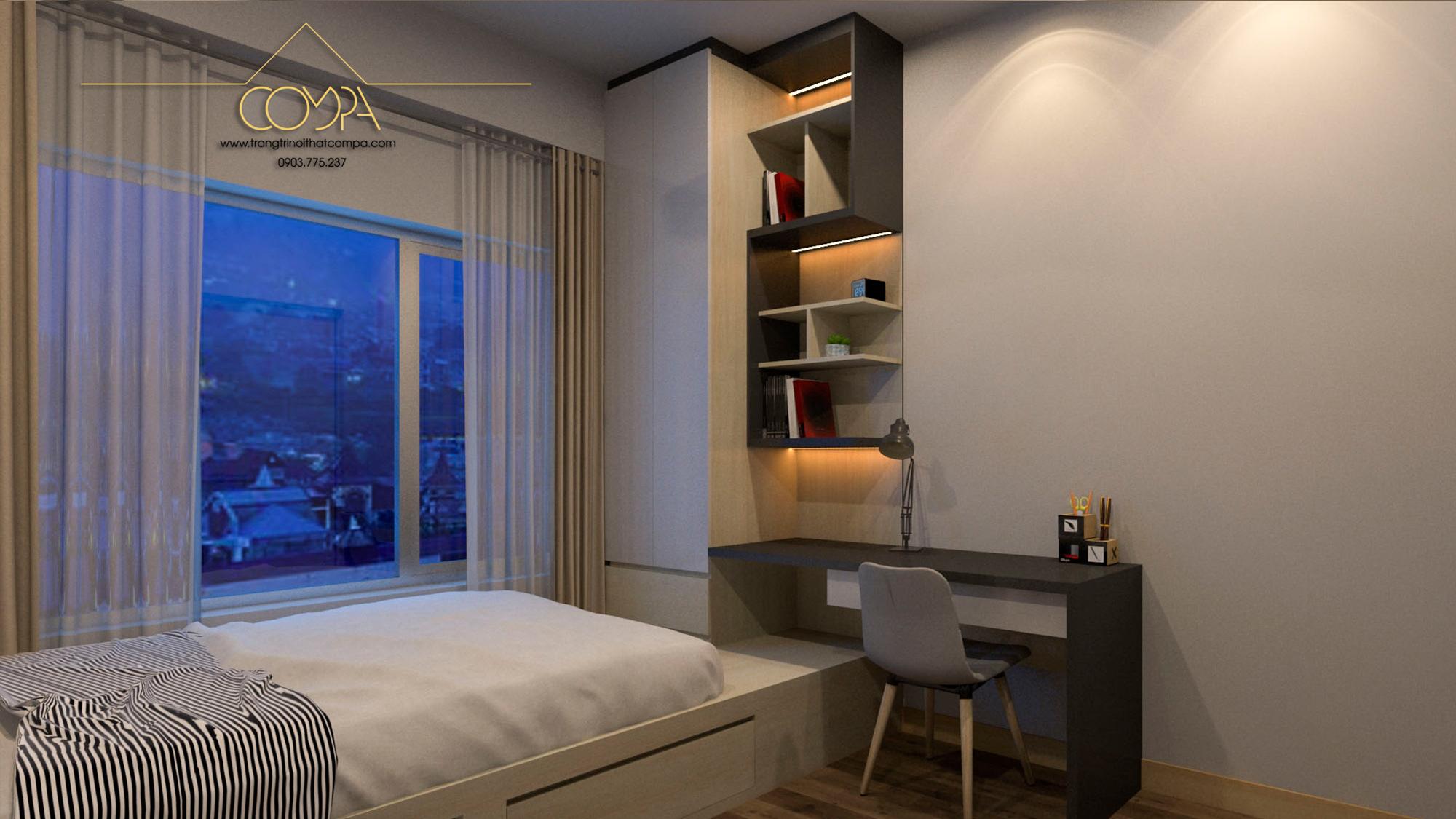 Thiết kế phòng ngủ con hiện đại