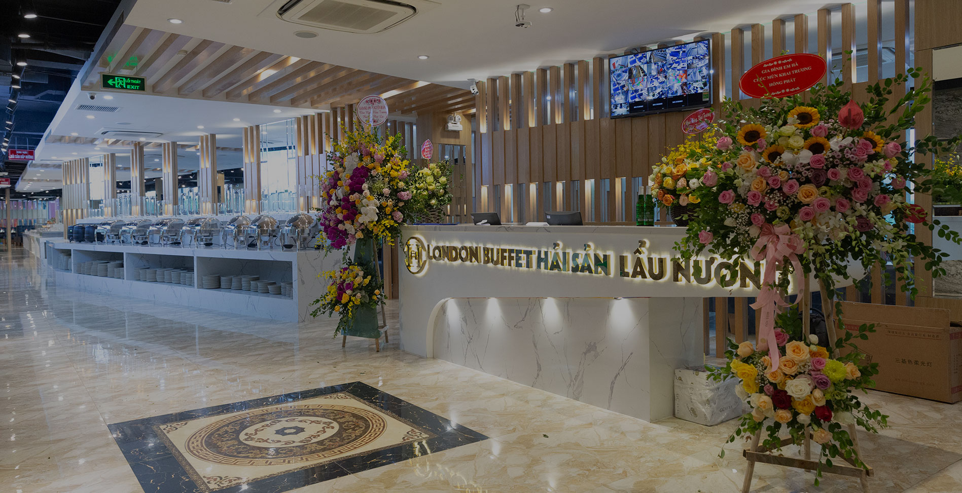 Ý tưởng thiết kế nhà hàng hải sản buffe Ý tưởng thiết kế nhà hàng hải sản buffe