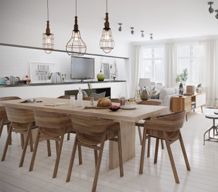 BÍ QUYẾT TRANG TRÍ PHÒNG ĂN GIA ĐÌNH VỚI THI CÔNG NỘI THẤT VÁN CÔNG NGHIỆP