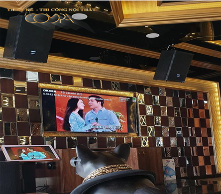THI C&Ocirc;NG NỘI THẤT PH&Ograve;NG KARAOKE GIA Đ&Igrave;NH ĐƠN GIẢN, ĐẸP