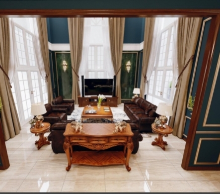 MẪU THIẾT KẾ NỘI THẤT BIỆT THỰ SOL VILLAS QUẬN 2 PHONG CÁCH CỔ ĐIỂN